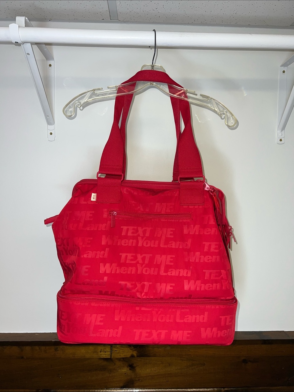 Beis x The Lonely Ghost Mini Weekender in Red - LIMITED EDITION